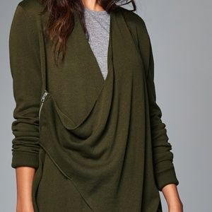 Abercrombie Asymmetric Zip Cardigan